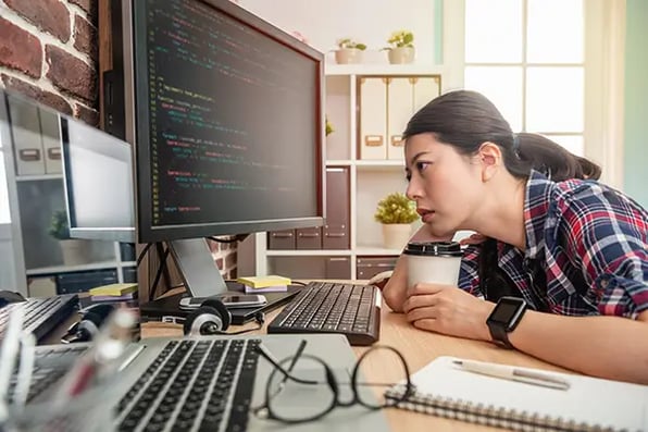 Fed-up-web-developer-building-a-website