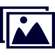 An illustration to represent images on a website