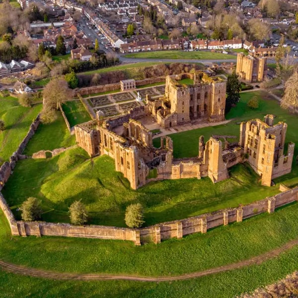 Kenilworth Castle In Warwickshire 