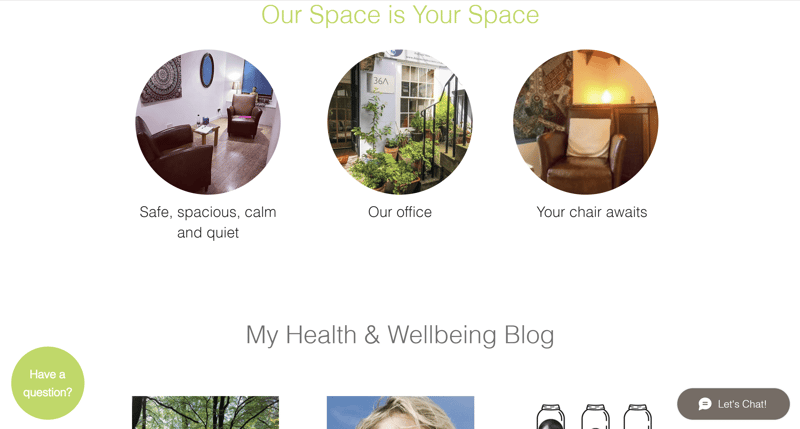 ECBT new website - spaces section