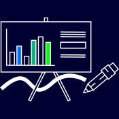 Digital marketing whiteboard illustration to represent digital marketing strategy services at LoudLocal