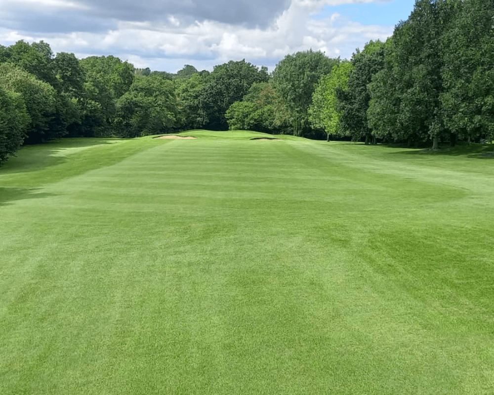 The greens at Oakridge Golf 