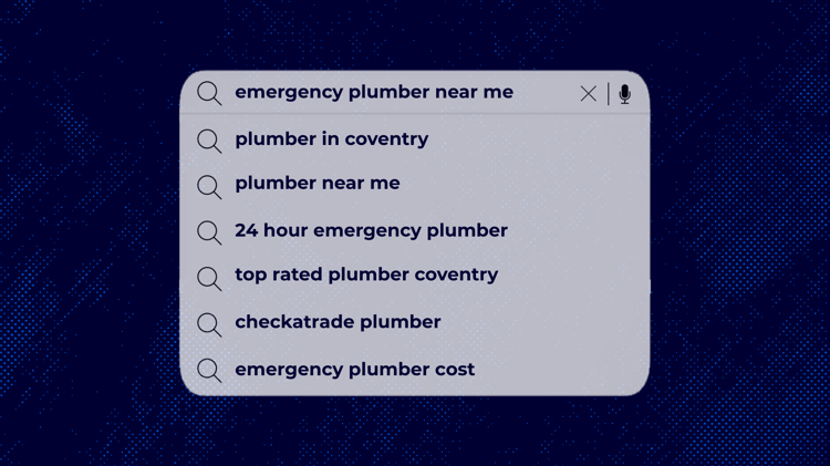 emergency plumber local seo serp example