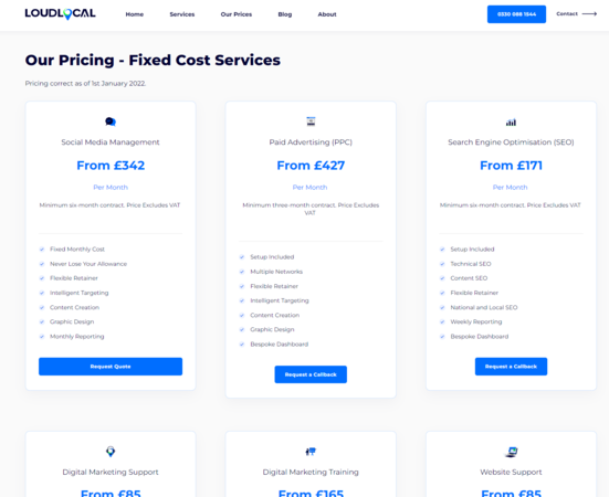 Transparent pricing will remain on our website as its something we strongly in providing for our customer
