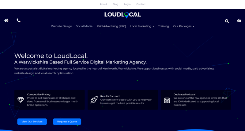 Our old website which was built many years ago, in 2021