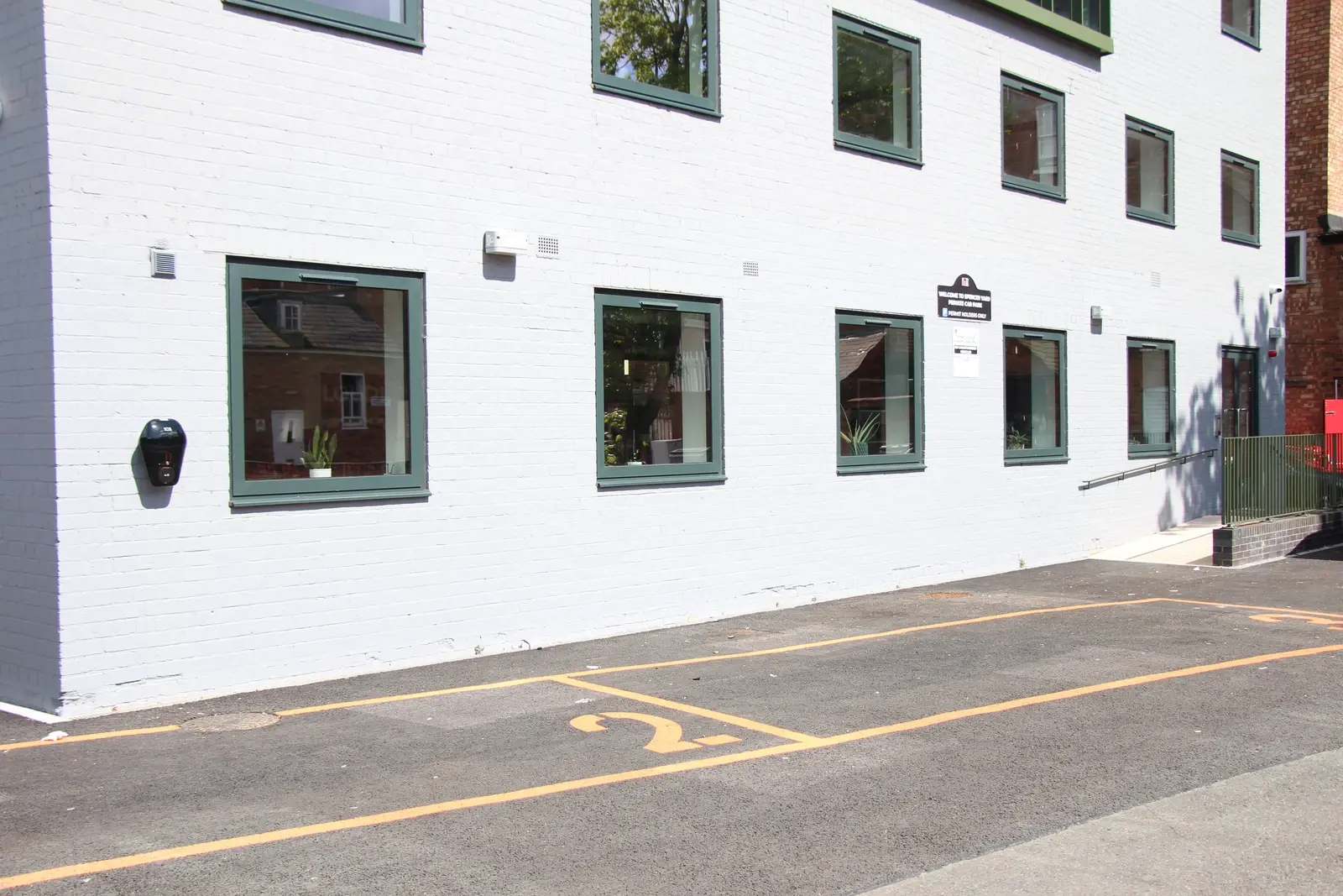 The exterior of LoudLocal's office at Spencer Yard in Leamington Spa.