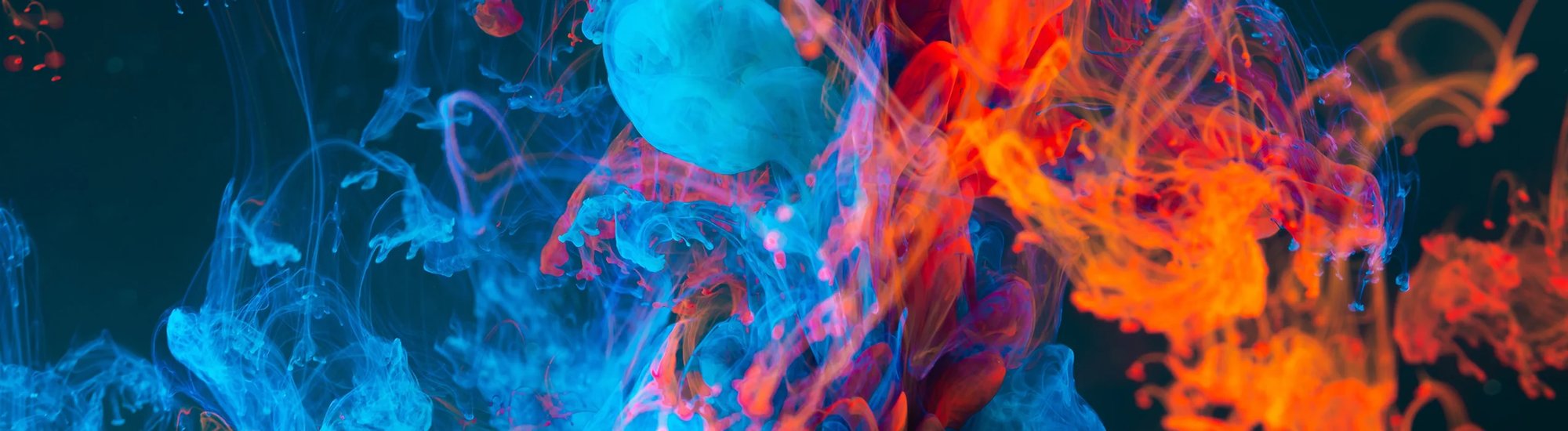 Colour splash smoke effect background